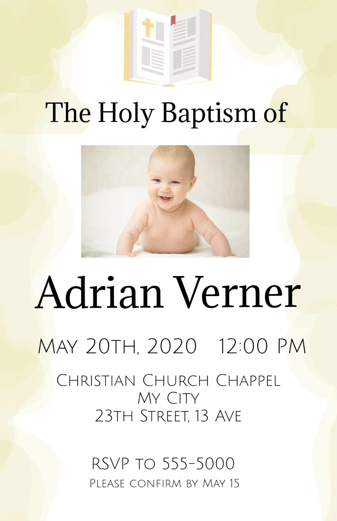 Baptism Invitations screenshot